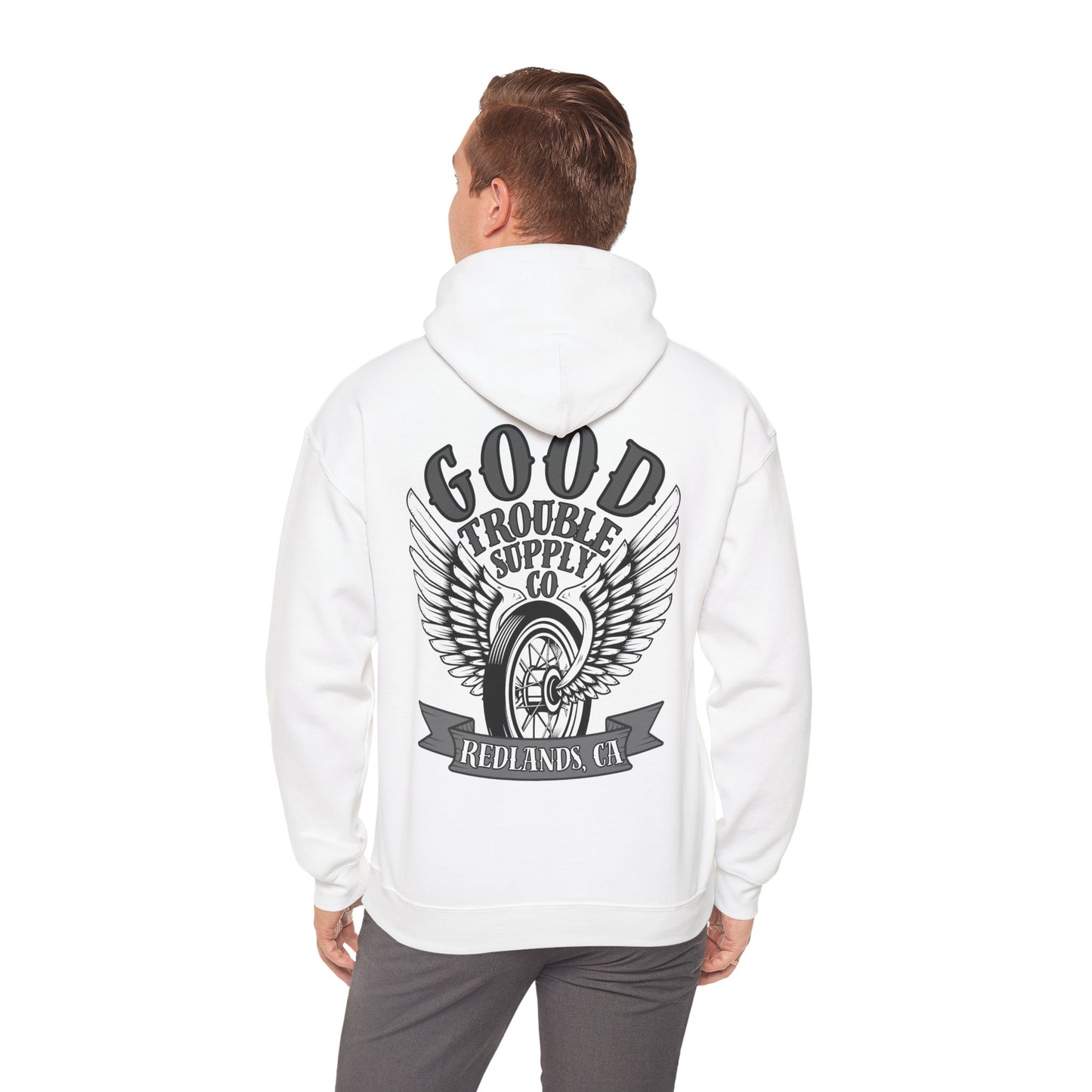 Winged Wheel Pull Over Hoodie