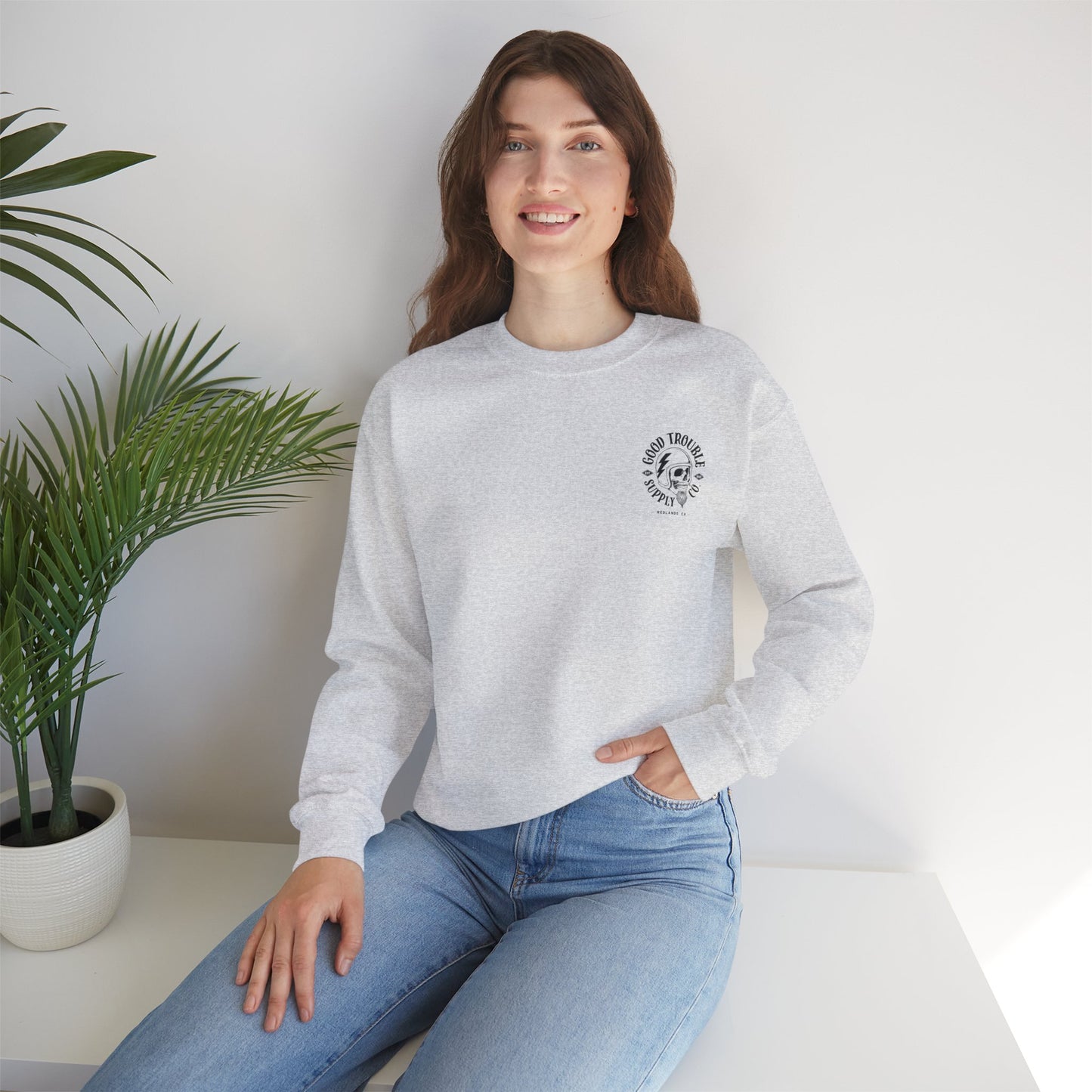 LADIES "I MATCH ENERGY" CREWNECK SWEATSHIRT