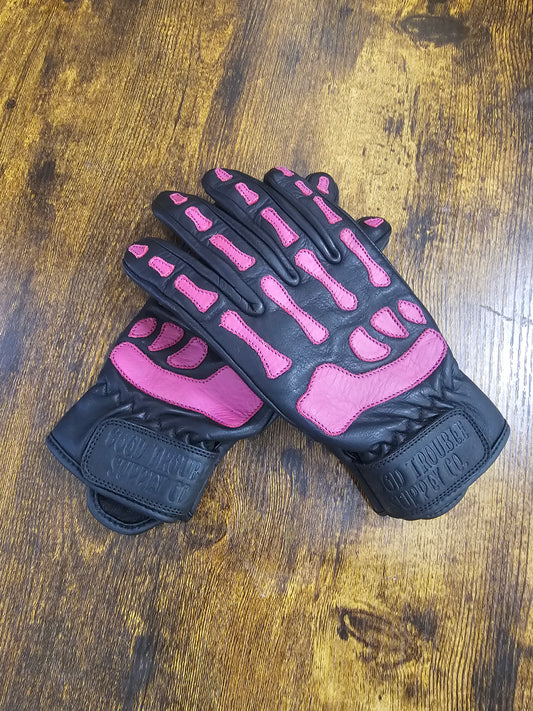 WOMENS "Miz Bone's" Leather Gloves (PRE ORDER)