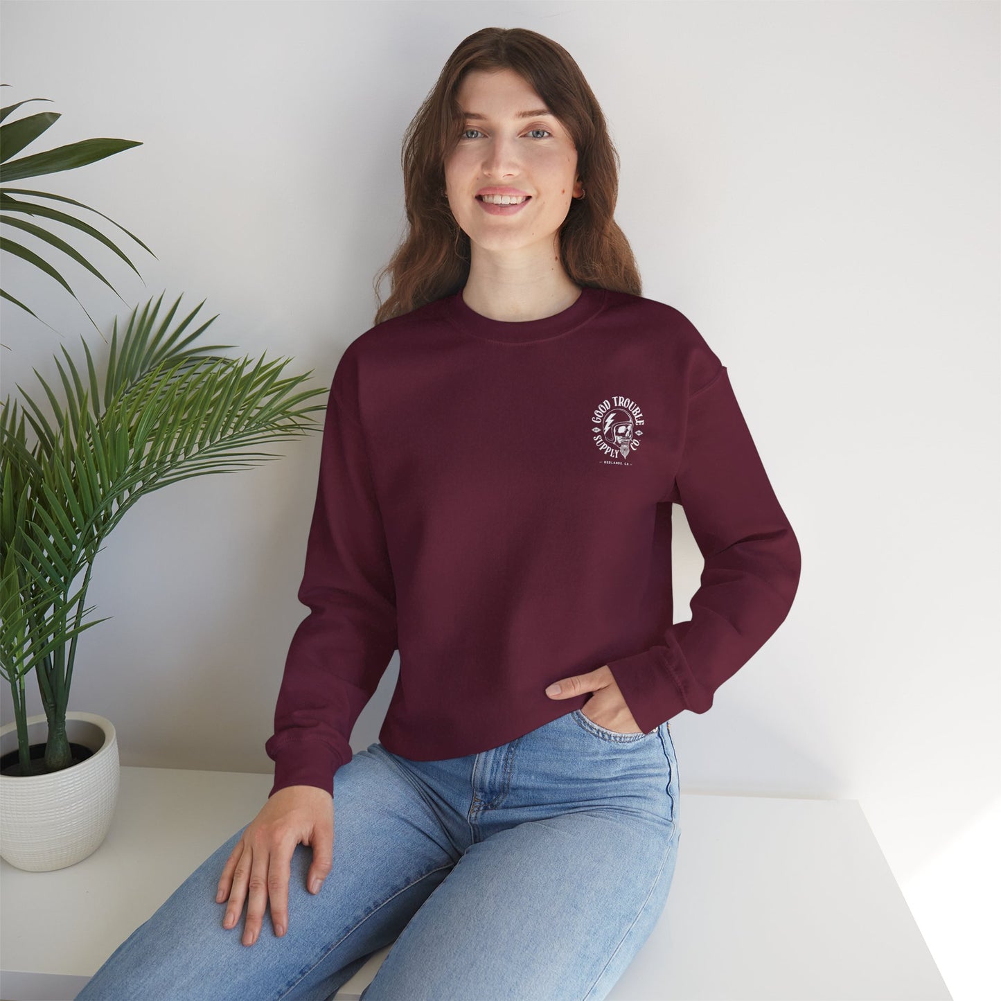 LADIES "I MATCH ENERGY" CREWNECK SWEATSHIRT