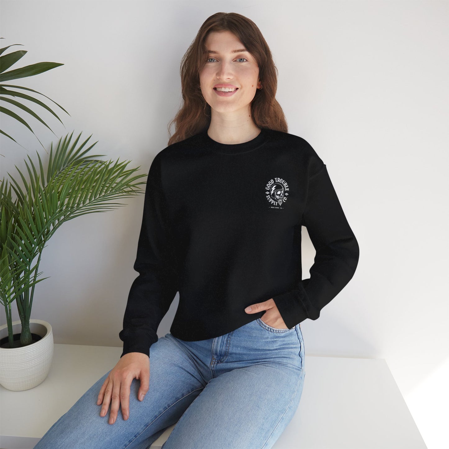 LADIES "I MATCH ENERGY" CREWNECK SWEATSHIRT