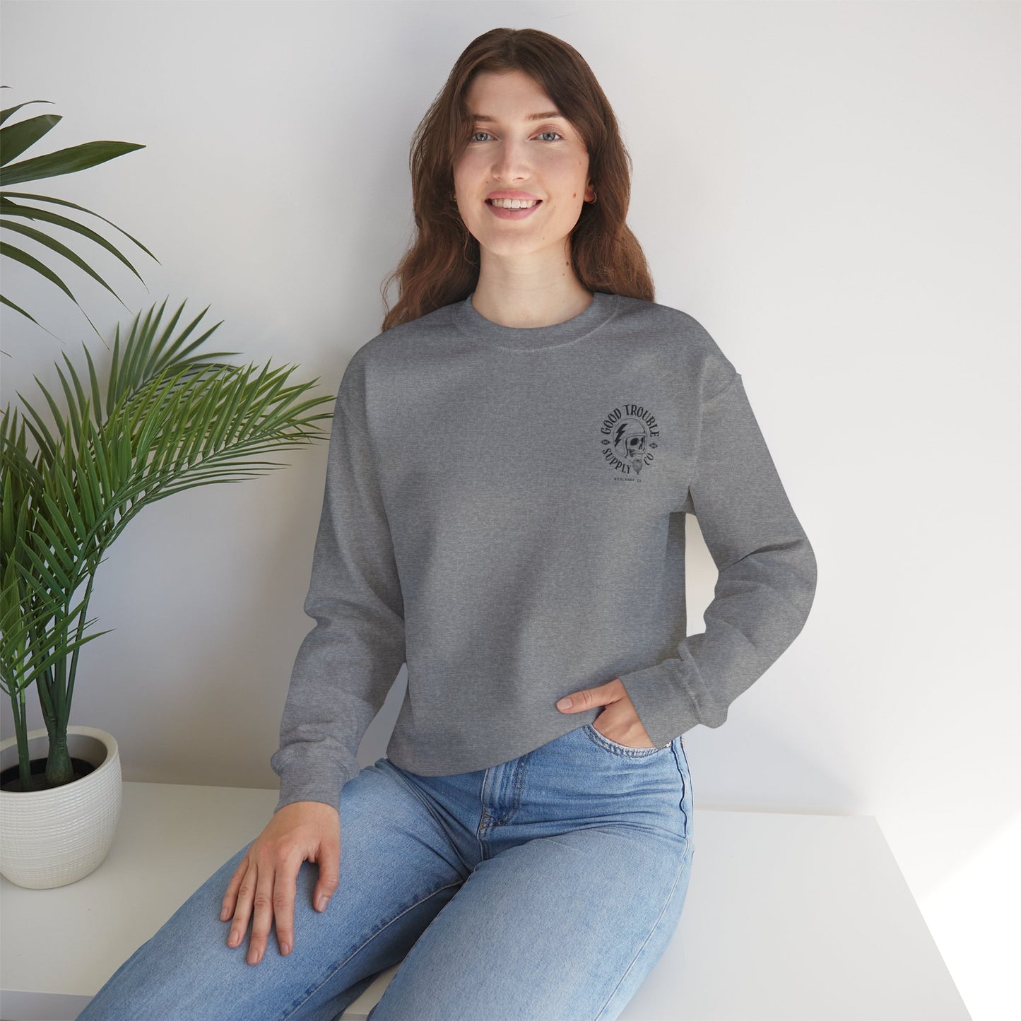 LADIES "I MATCH ENERGY" CREWNECK SWEATSHIRT