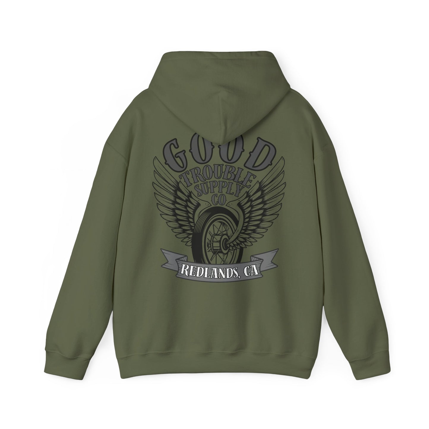 Winged Wheel Pull Over Hoodie