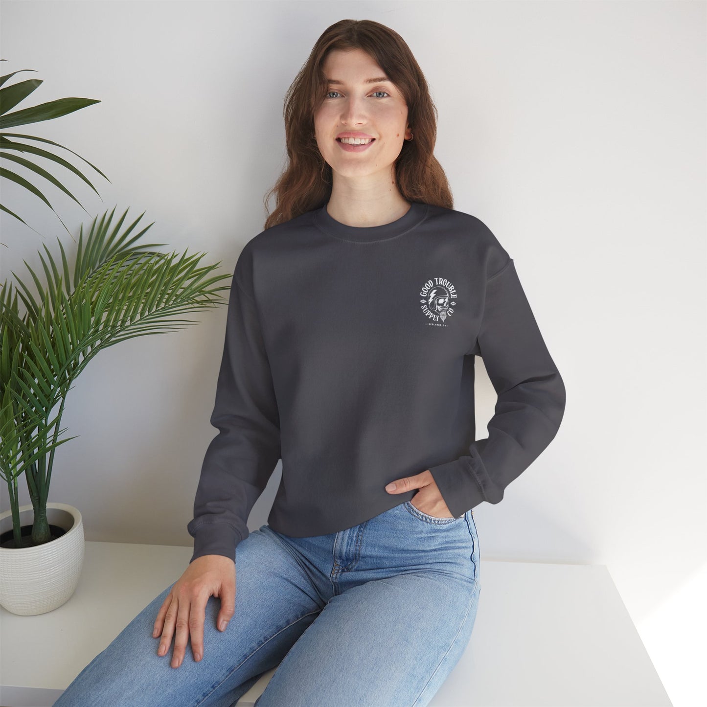 LADIES "I MATCH ENERGY" CREWNECK SWEATSHIRT