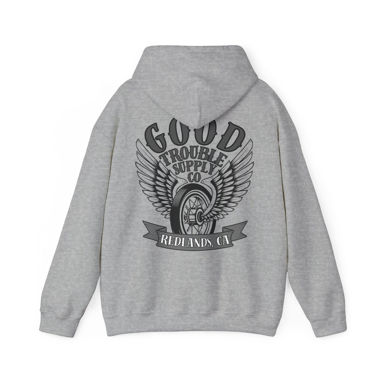 Winged Wheel Pull Over Hoodie