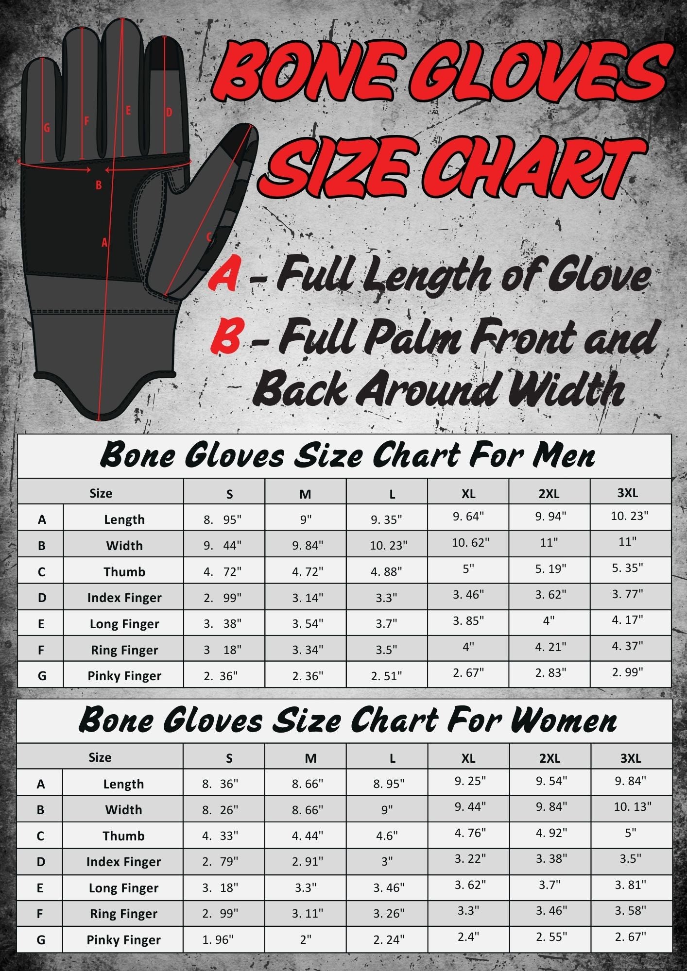 Mens "Mr Bone's" Leather Gloves (PRE ORDER)