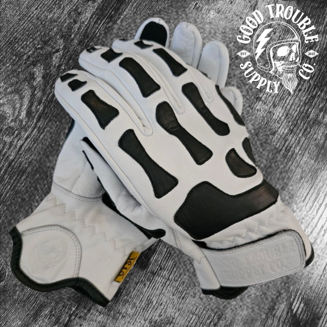 Mens "Mr Bone's" Leather Gloves (PRE ORDER)
