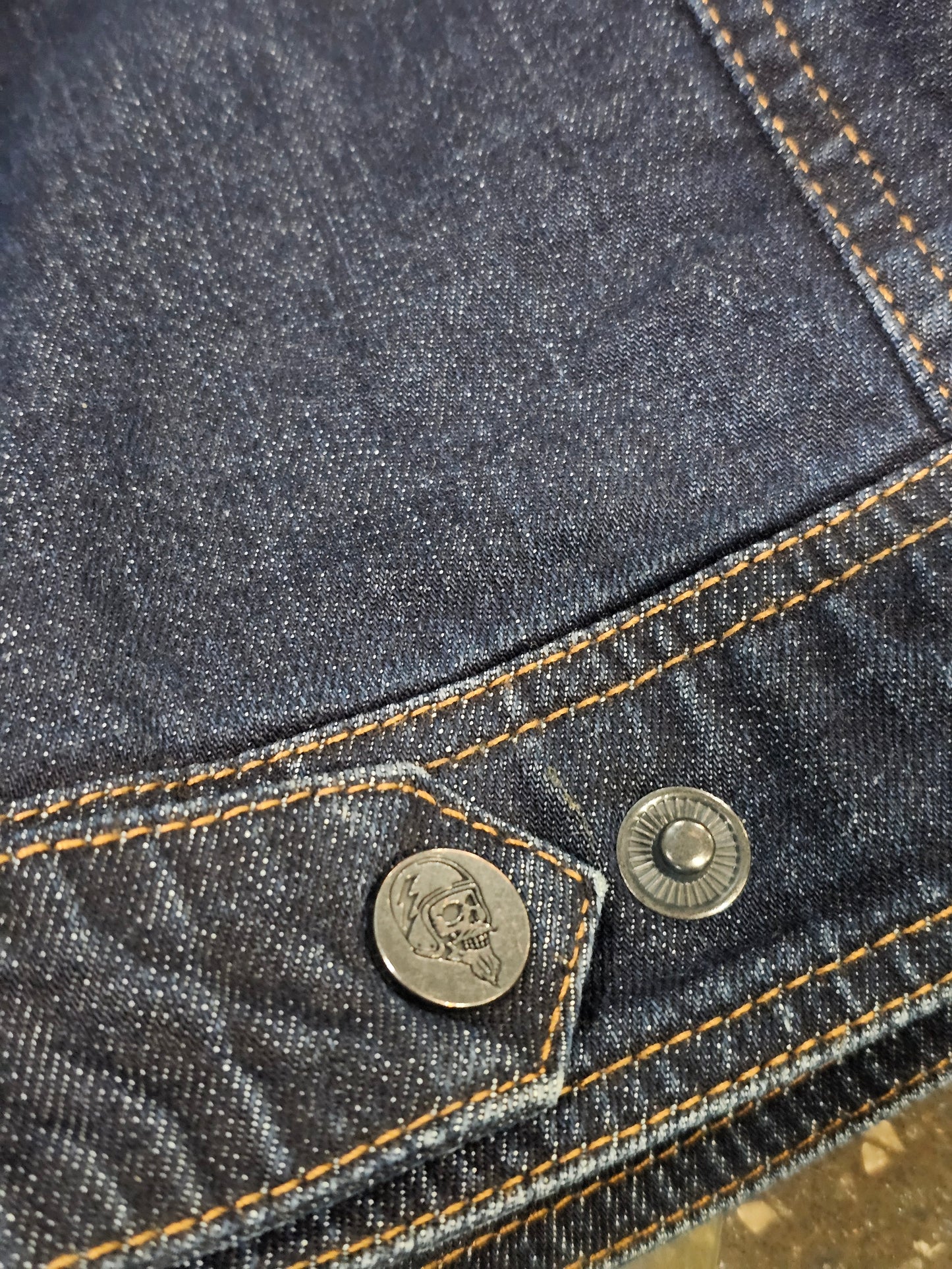 GOOD TROUBLE DENIM ARMORED JACKET