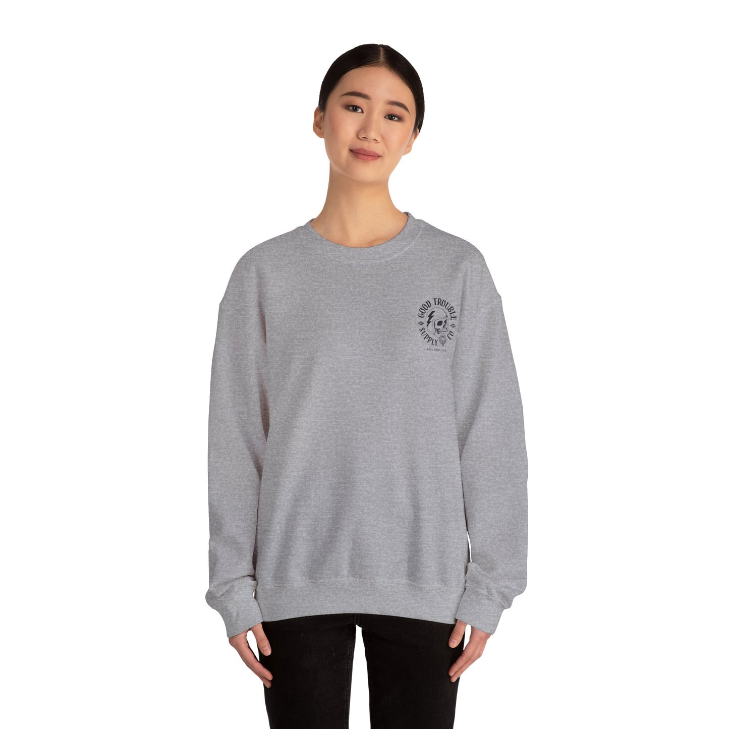 Good Trouble Logo Crewneck Sweatshirt