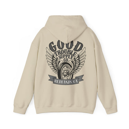 Winged Wheel Pull Over Hoodie