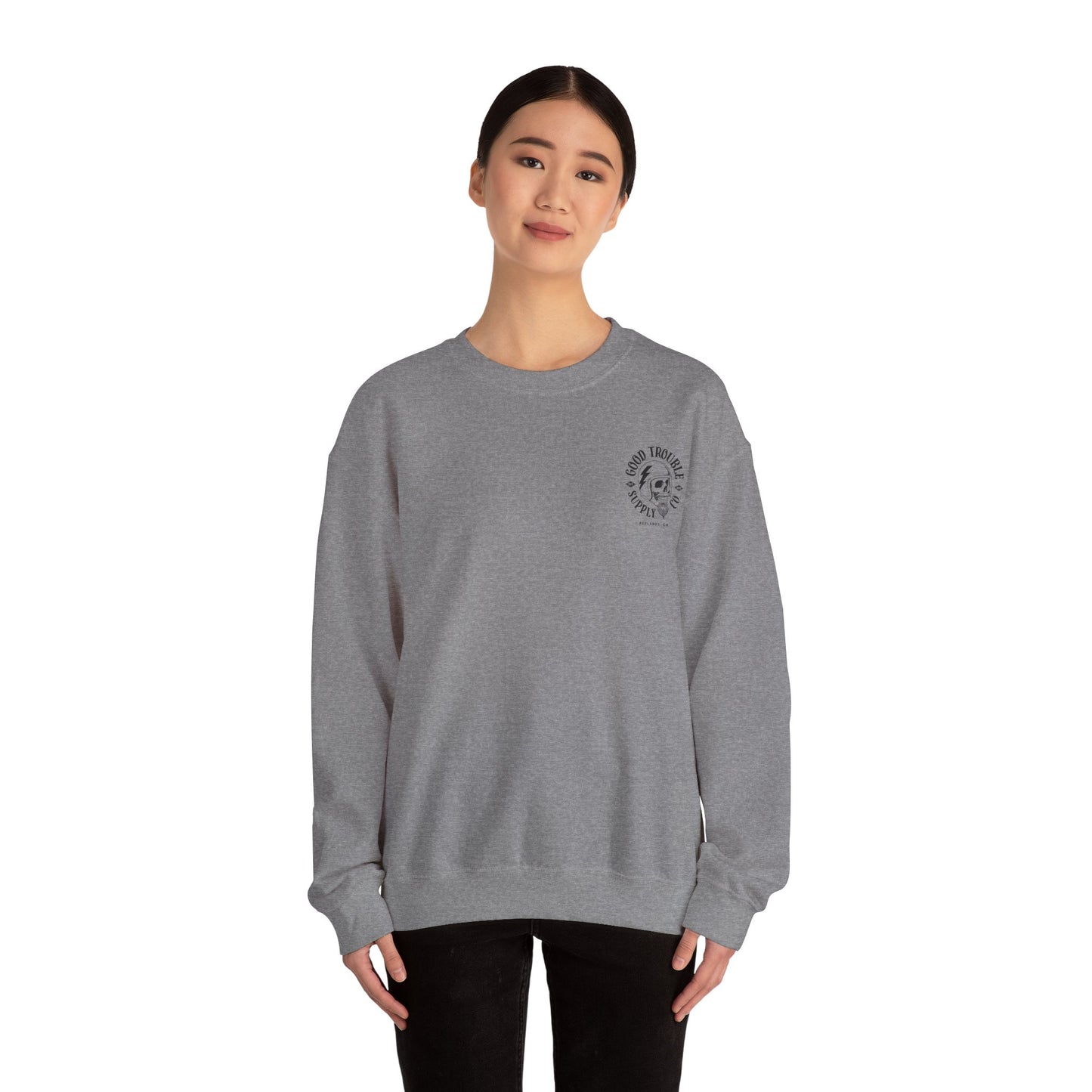Good Trouble Logo Crewneck Sweatshirt