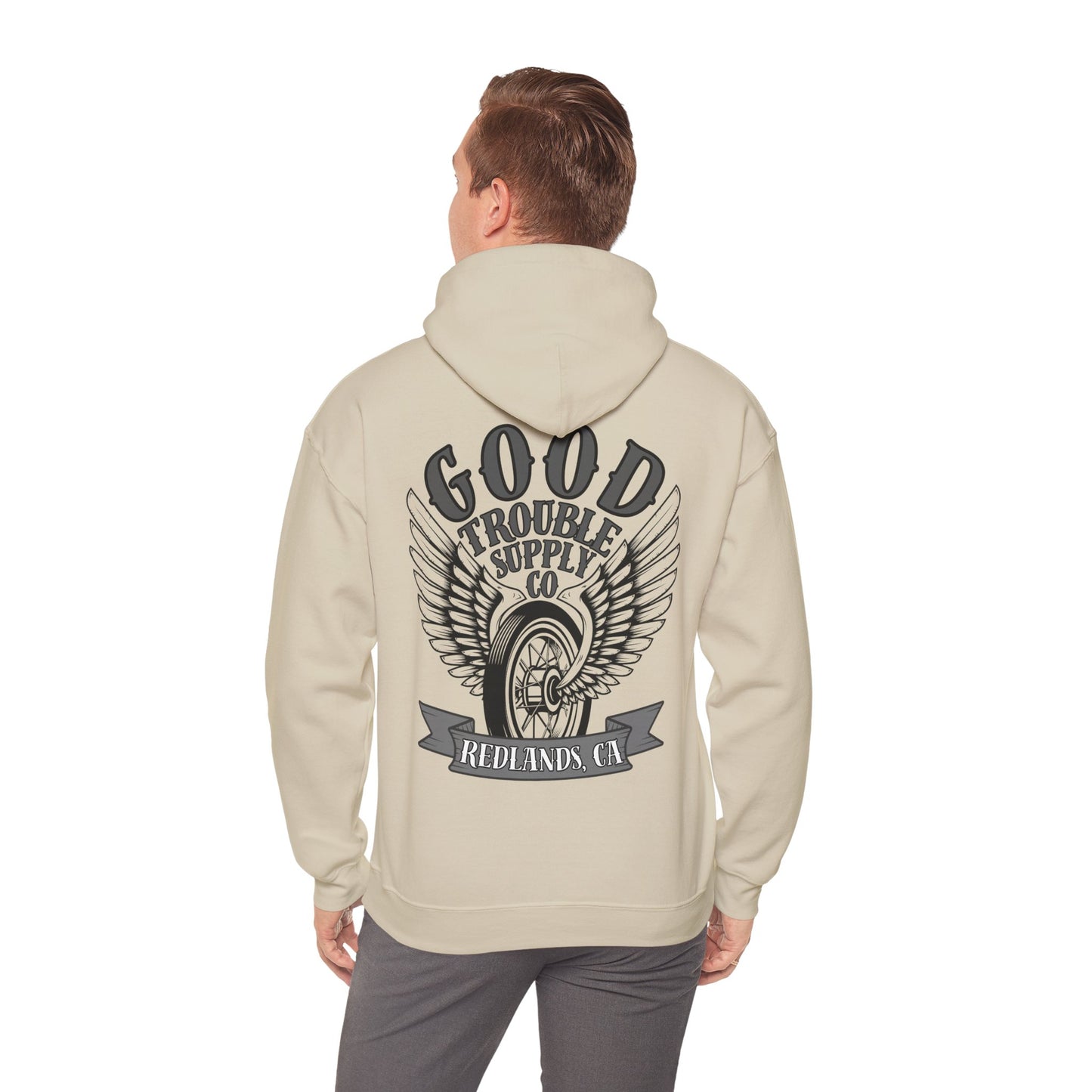 Winged Wheel Pull Over Hoodie