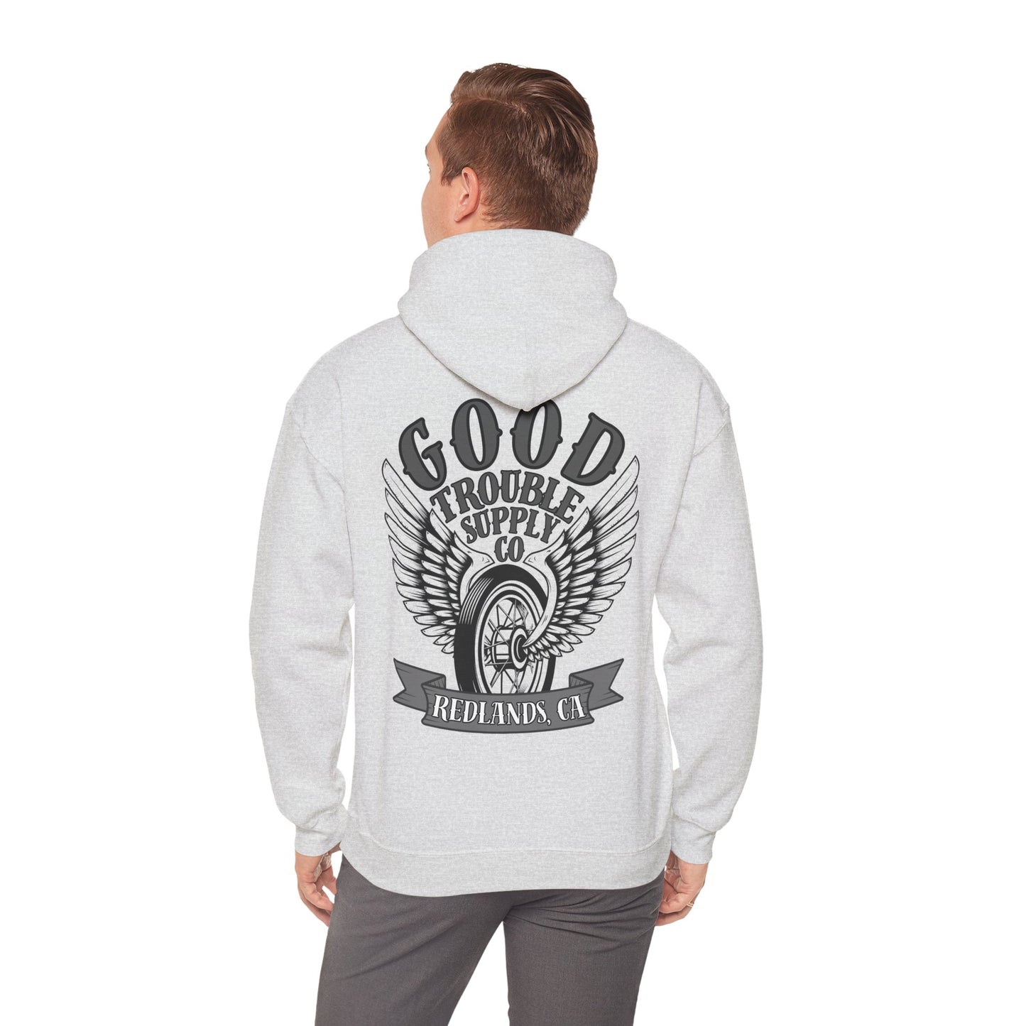 Winged Wheel Pull Over Hoodie