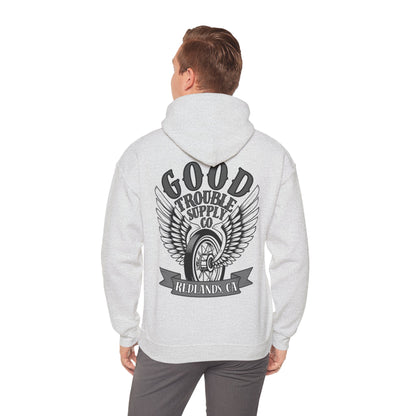 Winged Wheel Pull Over Hoodie