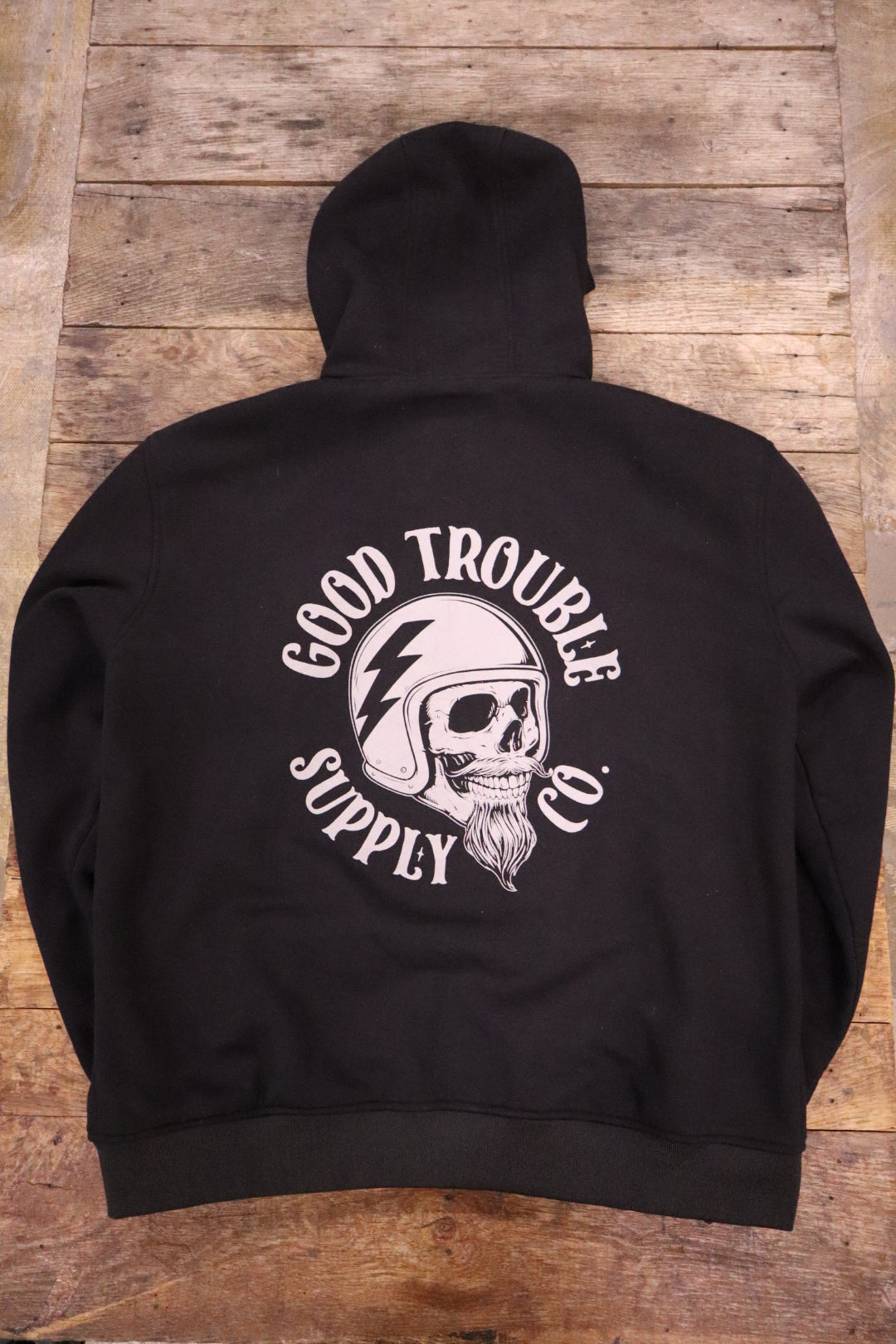 Good Trouble zippered Fleece Jacket