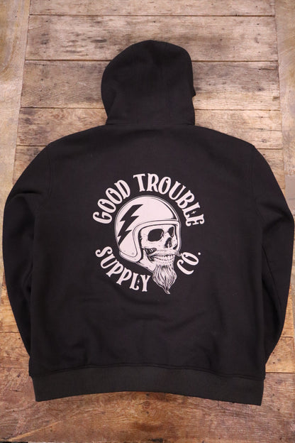 Good Trouble zippered Fleece Jacket