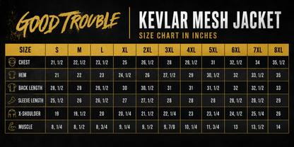 MENS GOOD TROUBLE KEVLAR MESH JACKET