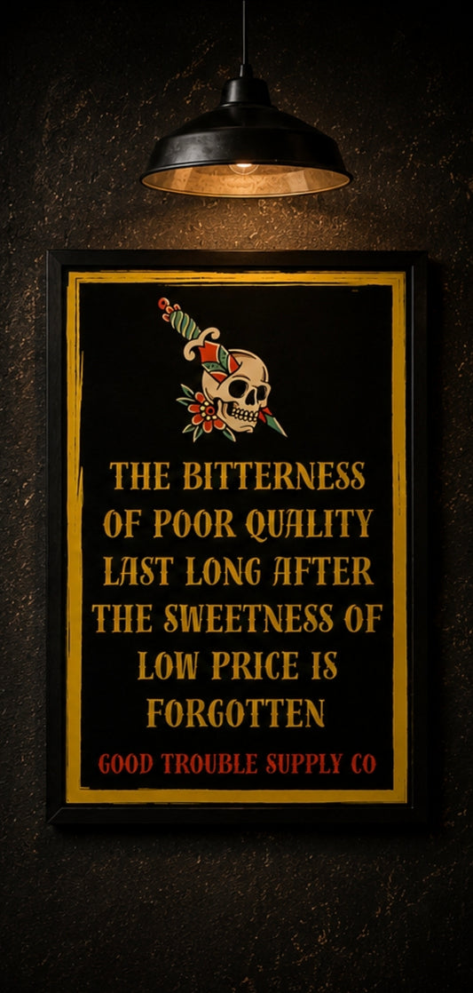 BITTERNESS OF POOR QUALITY BANNER