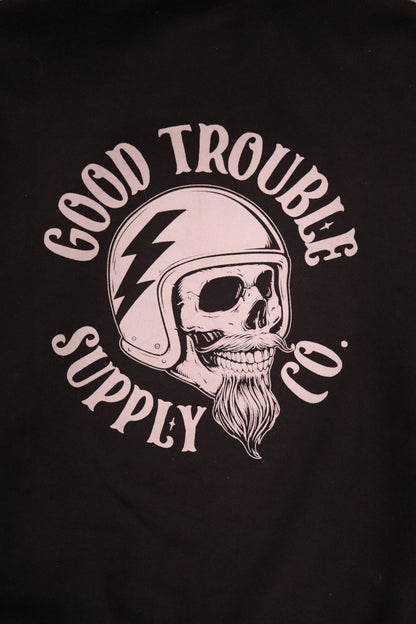 Good Trouble zippered Fleece Jacket