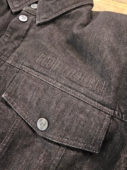 GOOD TROUBLE DENIM ARMORED JACKET