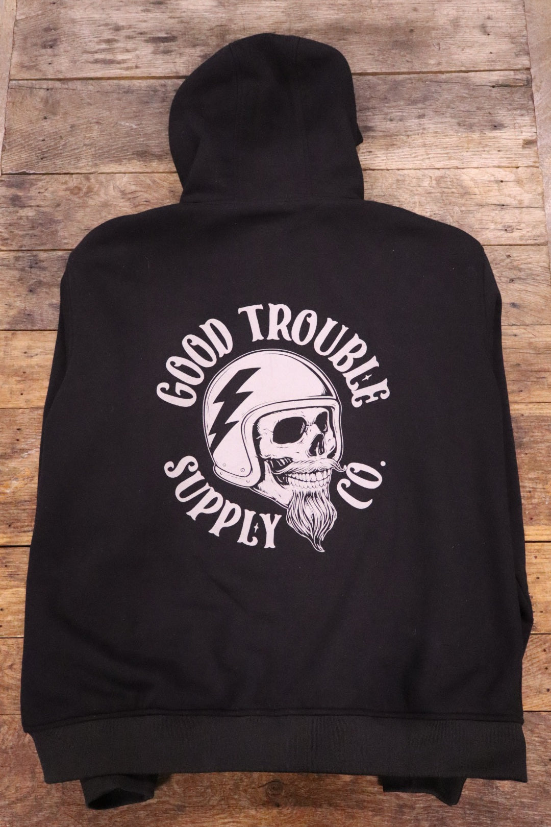 Good Trouble zippered Fleece Jacket