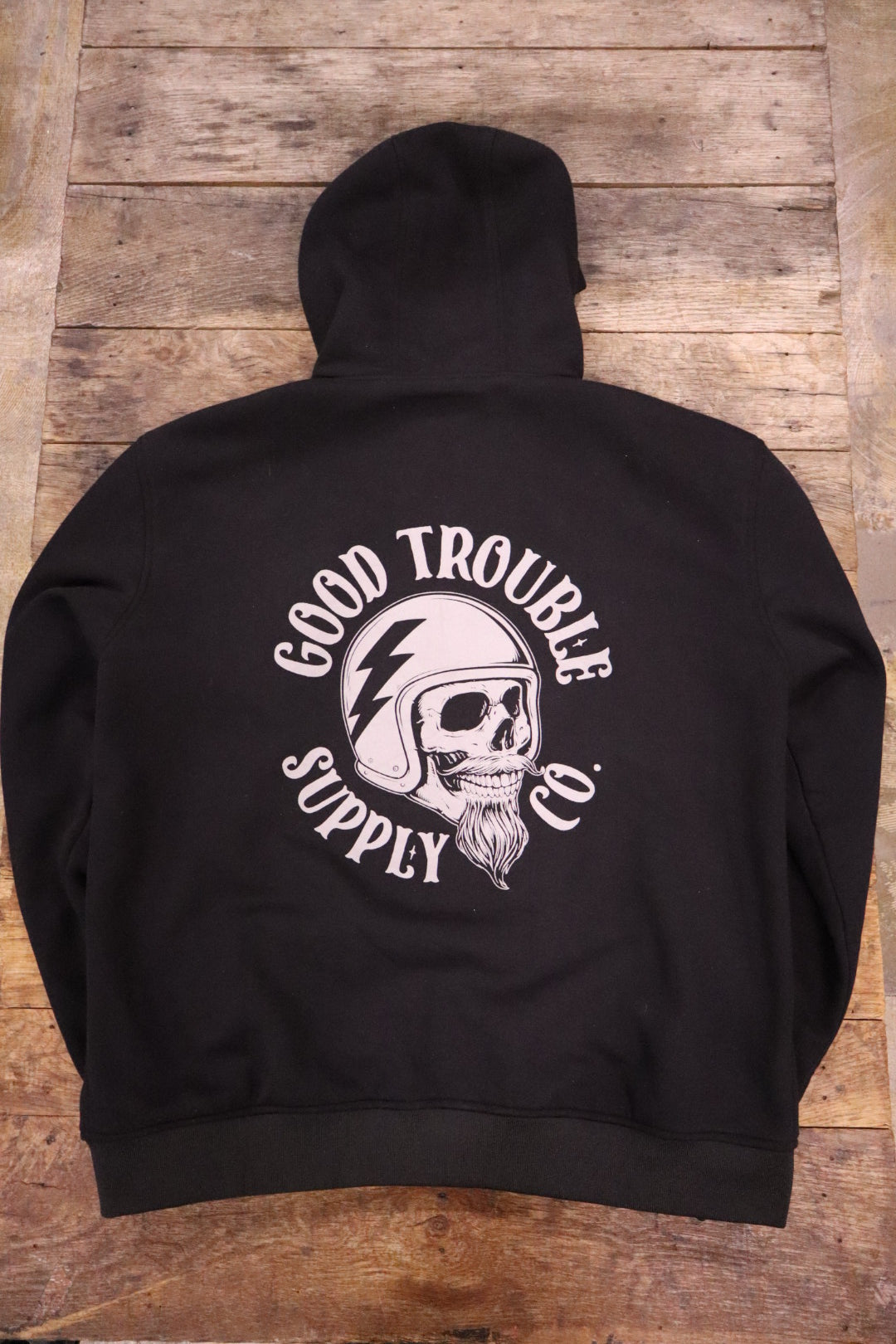 Good Trouble zippered Fleece Jacket