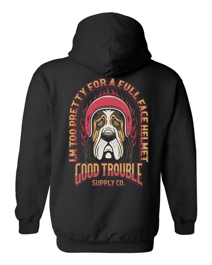 GOOD TROUBLE HOUND DOG HOODIE